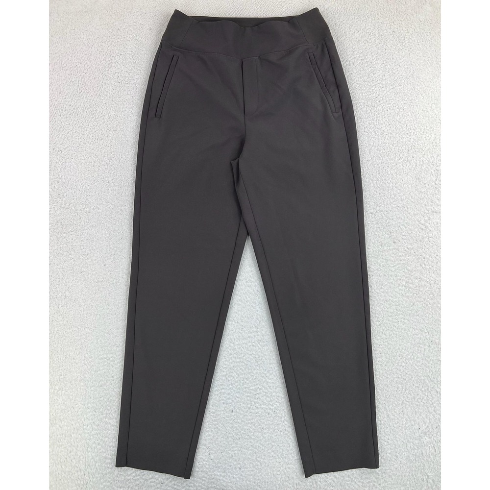 Athleta Pants Womens 8 Tall Brown Endless High Rise Tapered Pockets Casual